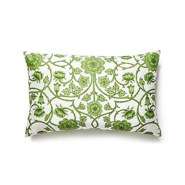 Traditional The House of Scalamandré Ornamental Gate Lumbar Pillow, Fern For Sale - Image 3 of 3