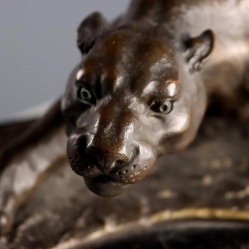 Lurking Tiger Bronze from Rembrandt Bugatti For Sale - Image 3 of 8