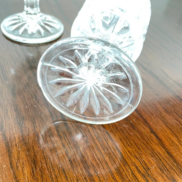 Anchor Hocking Vintage Wexford Claret Wine Glasses- Set of 4 For Sale - Image 4 of 7