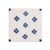 Set of 9 Delft Tiles in Cobalt Pattern of Florets, C. 1700’s For Sale - Image 14 of 18
