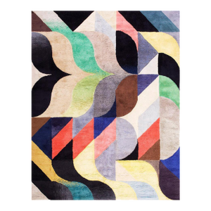 1970s English Art Moderne Tufted Carpet by Ron Nixon (9'3" x 11'9" - 282 x 358)