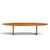 Wood t.h. Robsjohn Gibbings for Widdicomb Model 3304 Mid Century Mahogany Surfboard Coffee Table For Sale - Image 7 of 9