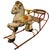 Red Vintage Mobo Tinplate Rocking Horse Produced by D. Sebel & Co. In England For Sale - Image 8 of 10