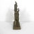 Vintage Brass Statue of Hindu Goddess Durga Riding a Lion a Symbol of Strength Protection and Motherhood Shiva For Sale - Image 4 of 9