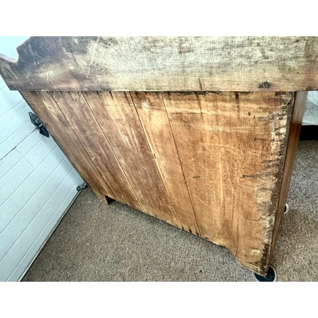 Wood Late 19th Century Victorian Pine and Ash 3 Drawer Chest For Sale - Image 7 of 8