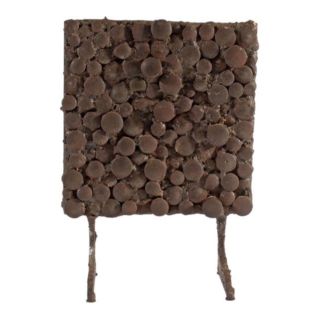 1969 Abstract Metal Sculpture by Harry Hilson For Sale