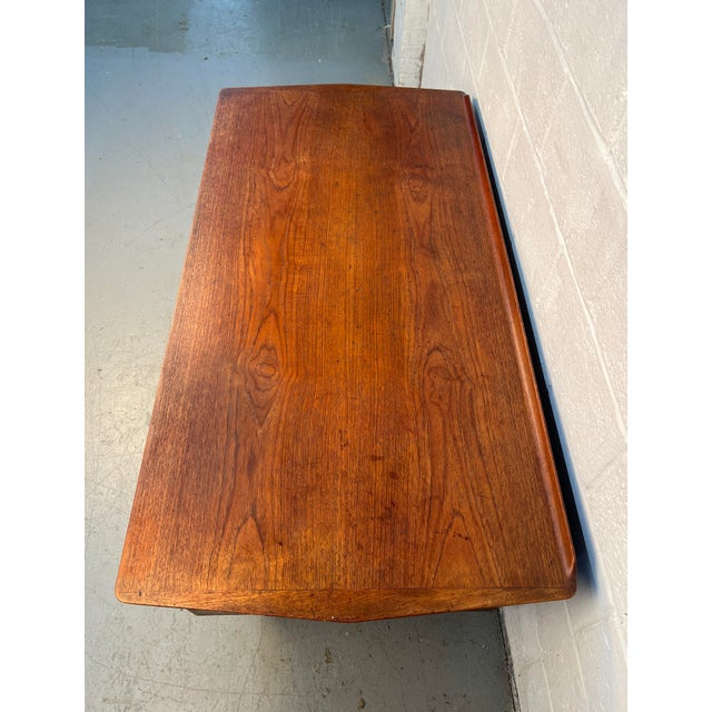 Mid-Century Modern Danish Walnut Desk Attributed to Svend Åge Madsen For Sale - Image 12 of 17