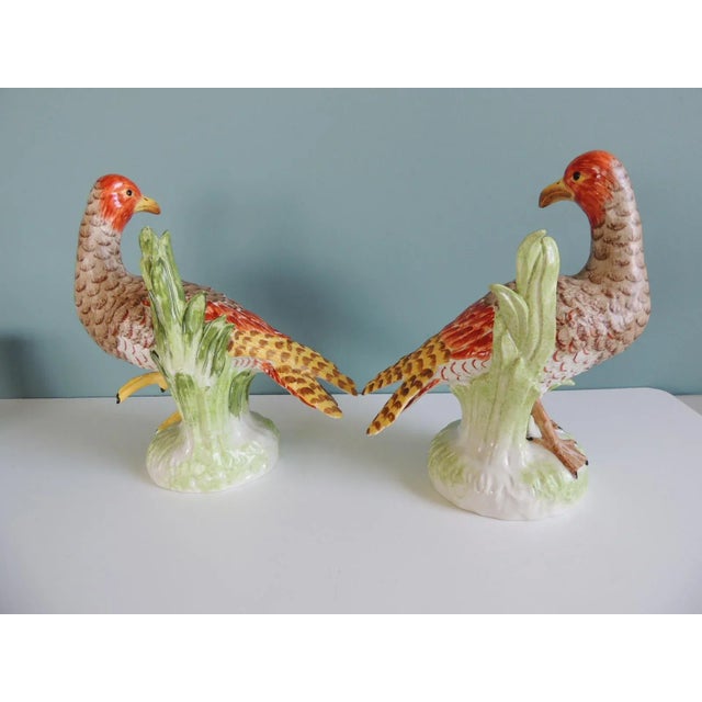 Orange Orange and Green Chelsea House Inc Ceramic Birds - Set of 2 For Sale - Image 8 of 10