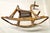 Camel Vintage 1960’s Franco Albino Rattan Rocking Horse For Sale - Image 8 of 8