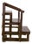 Antique Repainted Wooden Library Staircase, Late 19th Century For Sale