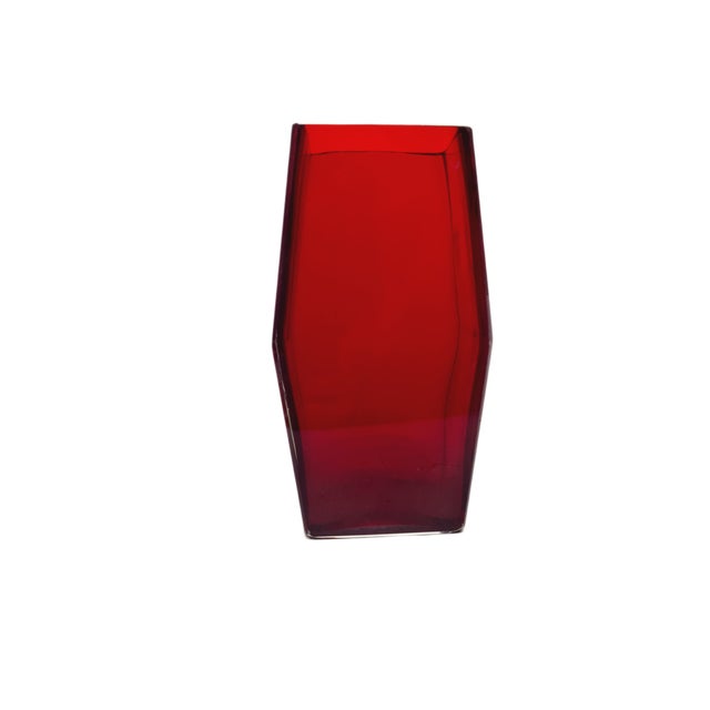 Art Deco Glass Vase by Joseph Hoffmann from Moser, Czechoslovakia, 1930s For Sale - Image 4 of 18