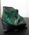 Malachite Rock Specimen on Display Stand as a Viewing Stone For Sale - Image 4 of 10