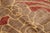 Handamde Transitional Peshawar Wool Rug in Burgundy With Allover Motif For Sale - Image 10 of 10