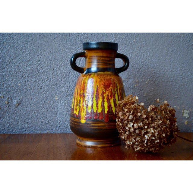 Double Handle Vase in Ceramic, 1960 For Sale - Image 11 of 11