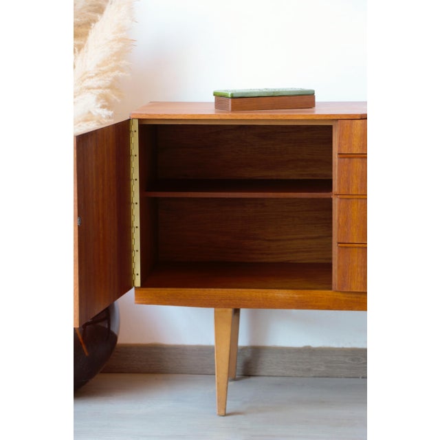 Wood Scandinavian Teak Sideboard, 1960s For Sale - Image 7 of 18