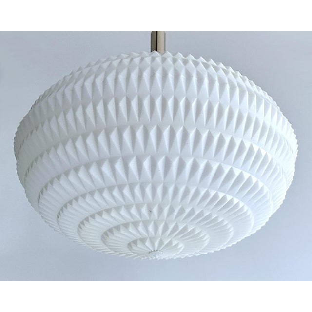 1950s Vintage Cocoon Pendant Light by Aloys Gangkofner for Erco, 1950s For Sale - Image 5 of 18