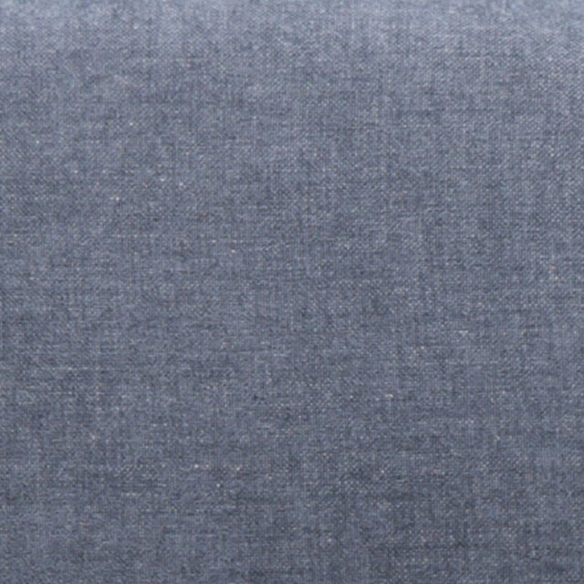 Slate Gray Lua Blue Chenille Accent Chair For Sale - Image 8 of 8