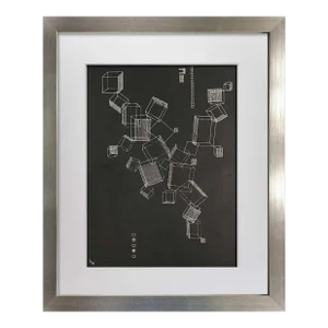 Wassily Kandinsky Lithograph Limited Edition Sign K39, W/Frame Included