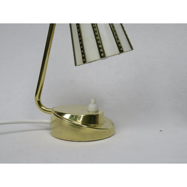 Italian Brass Bedside Lamps, 1950s, Set of 2 For Sale - Image 13 of 16
