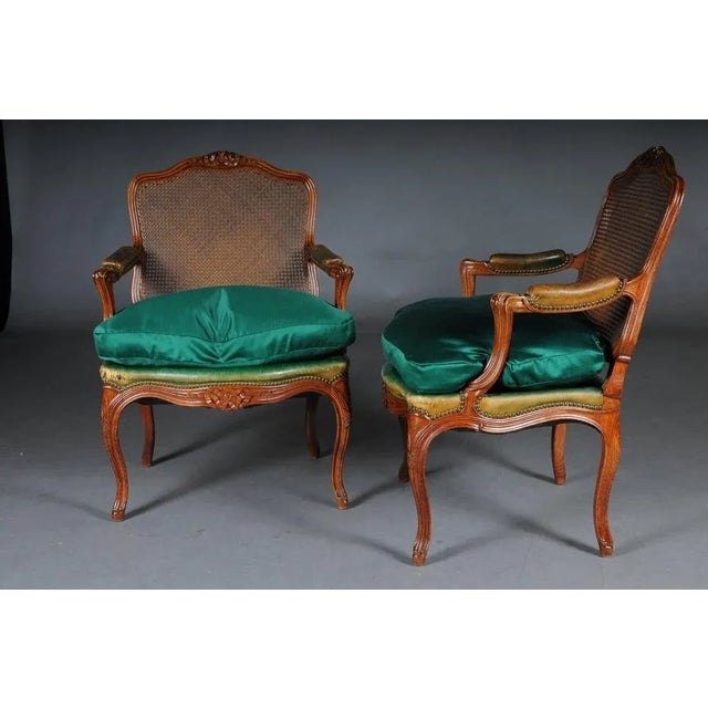 Set of 19th Century Louis XIV Armchairs, 1900s For Sale - Image 3 of 11
