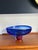 Signed Göran Wärff Kosta Boda Cobalt Blue & Ruby Art Glass Centerpiece Bowl For Sale - Image 10 of 12