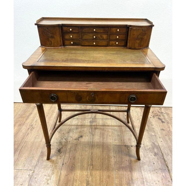 Regency Revival Ladies Desk in Mahogany For Sale - Image 4 of 5