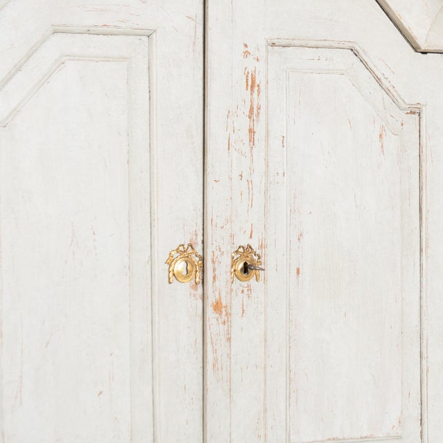 19th Century Swedish White Gustavian Pine Secretary For Sale - Image 6 of 9