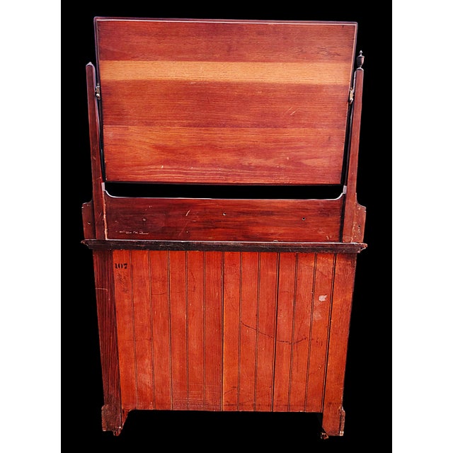 English Mahogany Dressing Table, 19th Century For Sale - Image 4 of 9