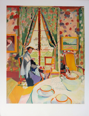 Marinot Maurice, Intérieur fauve, Lithograph