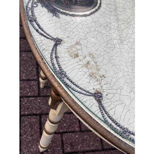 Console Table with Removable Glass Top For Sale - Image 6 of 15