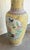 Giant Oversized Chinese Yellow Floral Ceramic Floor Vase For Sale - Image 6 of 7