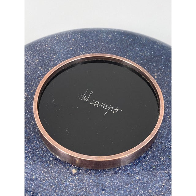Metal Enamelled Copper Bowl by Studio Del Campo, Italy, 1960s For Sale - Image 7 of 8
