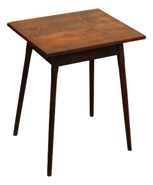 Antique Federal Style Walnut Pencil Leg Side Table