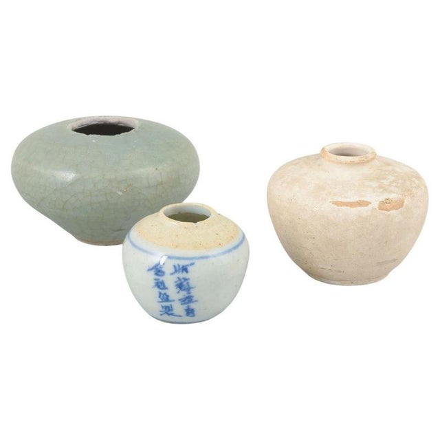 Small Ceramic Vases, Korea, 19th Century-20th Century, Set of 3 For Sale - Image 5 of 5