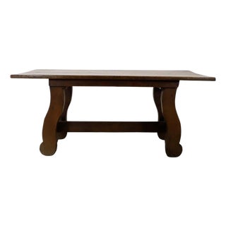 1940s Hector Aguilar Center Table Made in Mezquite Wood For Sale