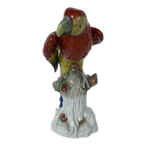 Porcelain Dresden Parrot