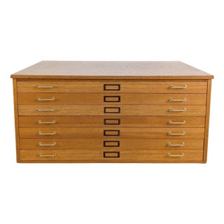 Vintage Architect's Drawing Cabinet For Sale