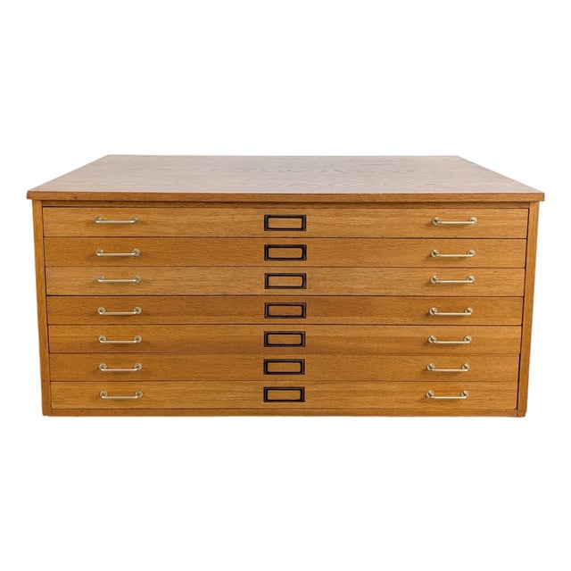 Vintage Architect's Drawing Cabinet For Sale