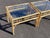 Mid 20th Century Vintage 3pc Rattan Wicker Bamboo Glass Coffee Table & Pair 2 Side End Tables For Sale - Image 5 of 10