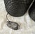 Wood Ethan Allen Espresso Woven Rattan Table Lamps-a Pair For Sale - Image 7 of 7