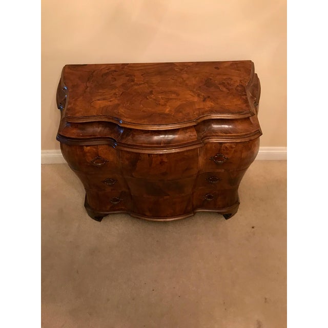Vintage Burl Wood Bombay Chest Chairish