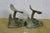 Metal Antique McClelland Barclay Art Deco Bronze Mushroom Frog Bookend Sculptures 4.5" For Sale - Image 7 of 13