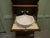 Antique French Marine Vanity Cabinet with Sink, 1910 For Sale - Image 4 of 9