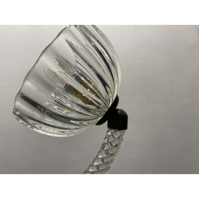 Art Deco Murano Glass Light Pendant by Ercole Barovier for Murano, 1940s For Sale - Image 8 of 18
