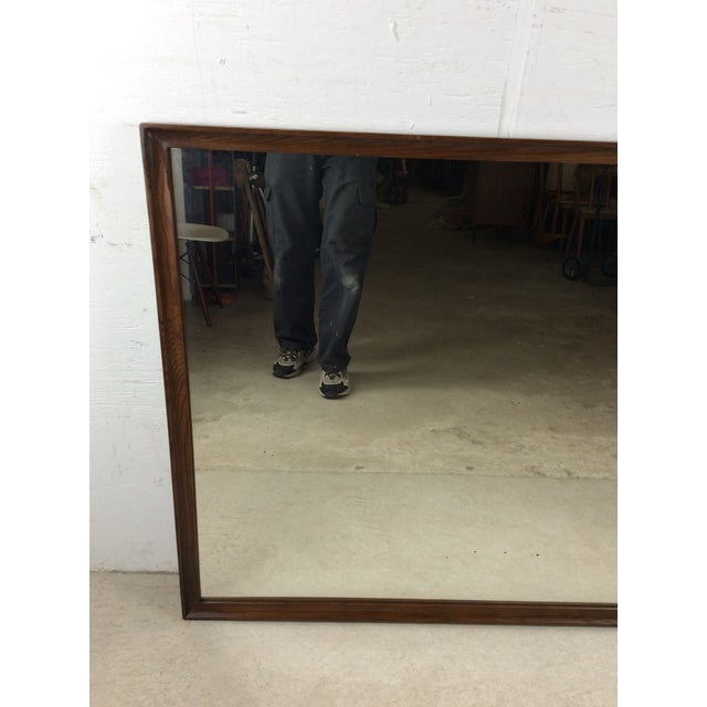 Mid Century Modern Long Rectangular Mountable Wall Mirror Dresser Mirror For Sale In Philadelphia - Image 6 of 18