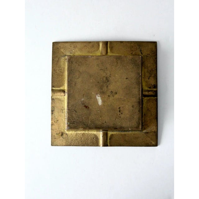 Vintage Brass Ashtray For Sale - Image 6 of 8