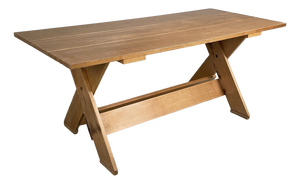 Italian Modern Wood Crate Dining Table by Gerrit Rietveld for Cassina, 1980s