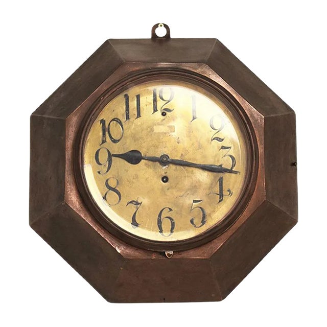 Large Antique Wall Clock by Adolf Loos For Sale
