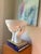 1970s Monumental Vintage Italian White Ceramic Hands Bowl Sculpture, Made in Italy For Sale - Image 5 of 11