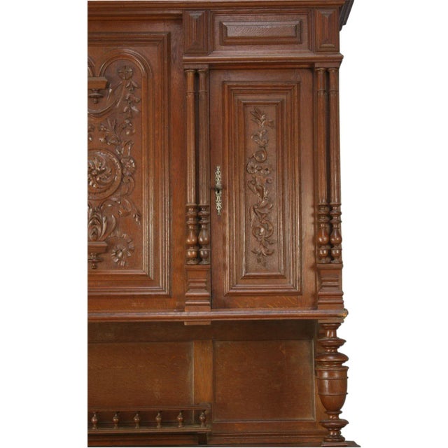 Brown Antique French Carved Panel Doors Renaissance For Sale - Image 8 of 11